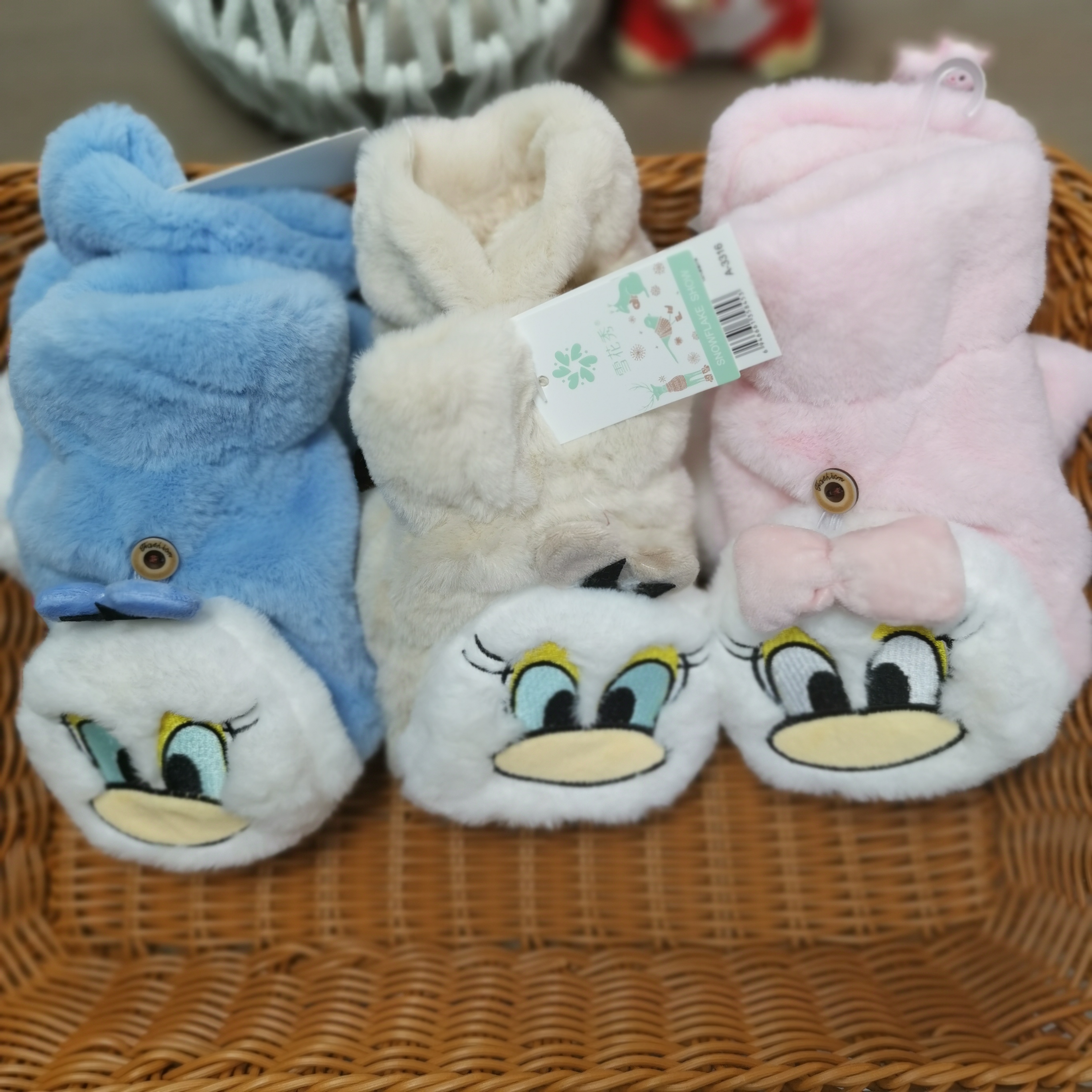 （10-15）岁儿童女款冬季加绒加厚防风翻盖手套