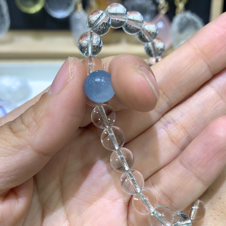 水晶手链未镶嵌芝****-