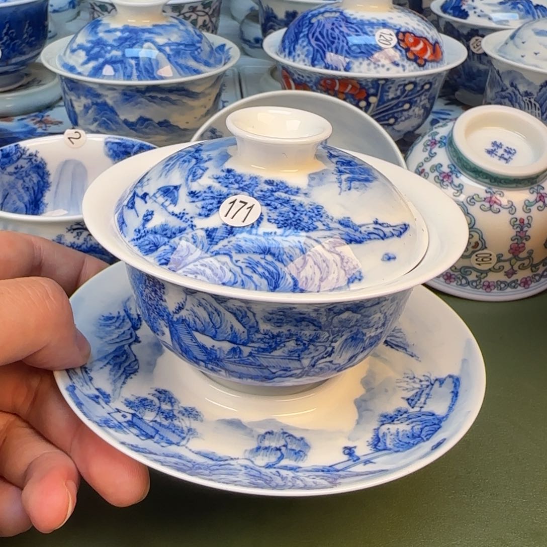 彦祖纯手工手绘茶具171