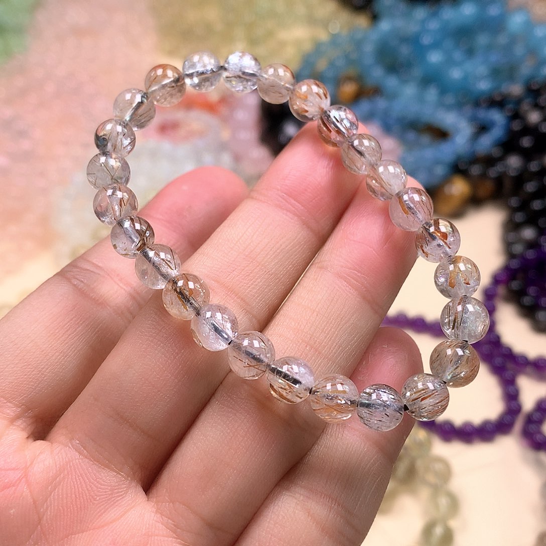 水晶手链未镶嵌天然
