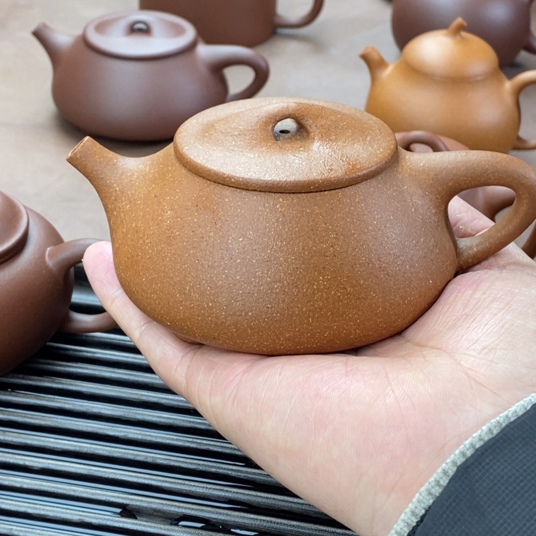 紫砂茶壶君紫砂壶石瓢微瑕