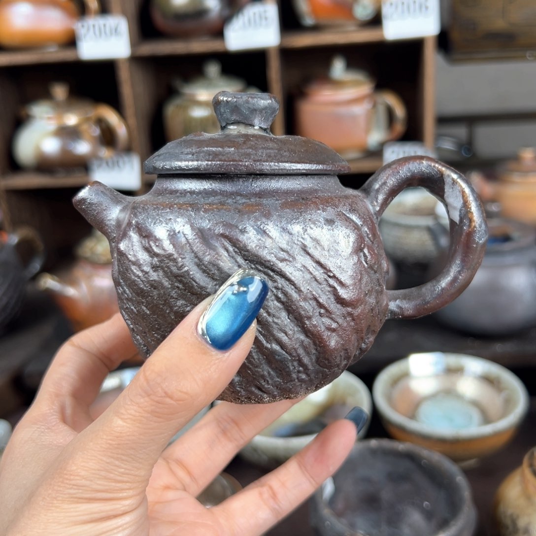 杯柴烧茶器铁胎壶