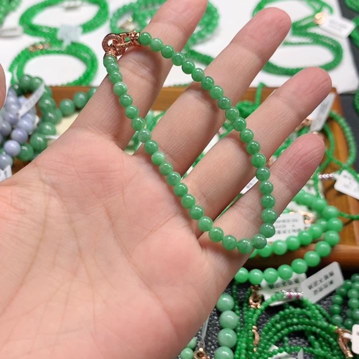 翡翠未镶嵌手链翡翠