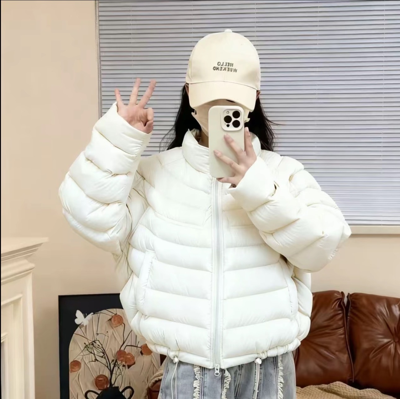 1657款排骨棉服韩版宽松百搭外套