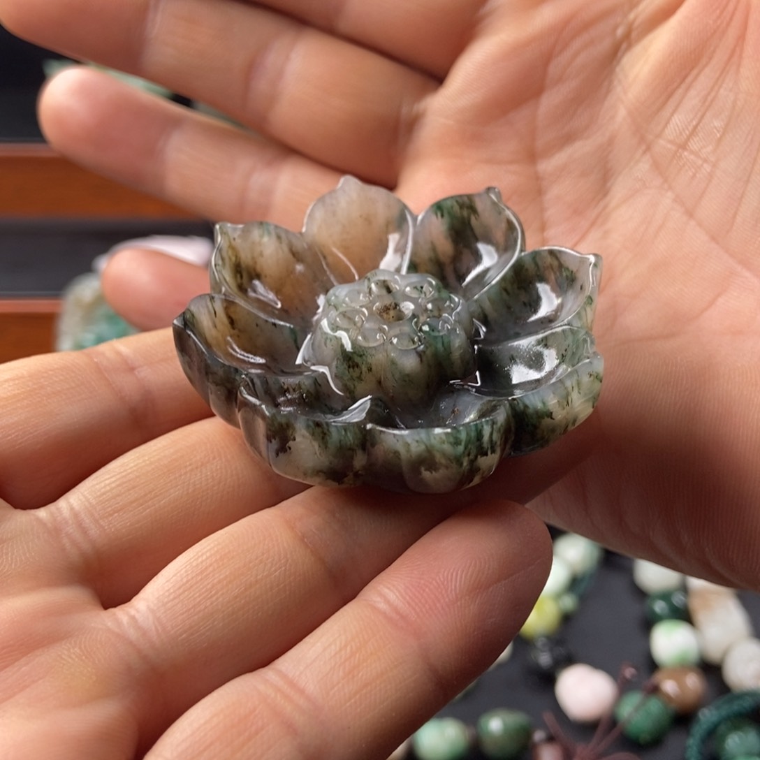 独山玉香插未镶嵌