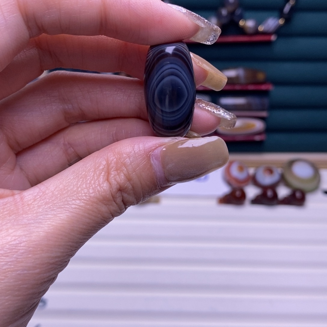 悟***缠玛瑙/玉髓合金颈饰