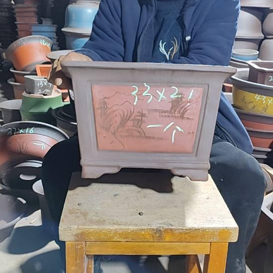 宜兴紫砂花盆清仓库清仓处理