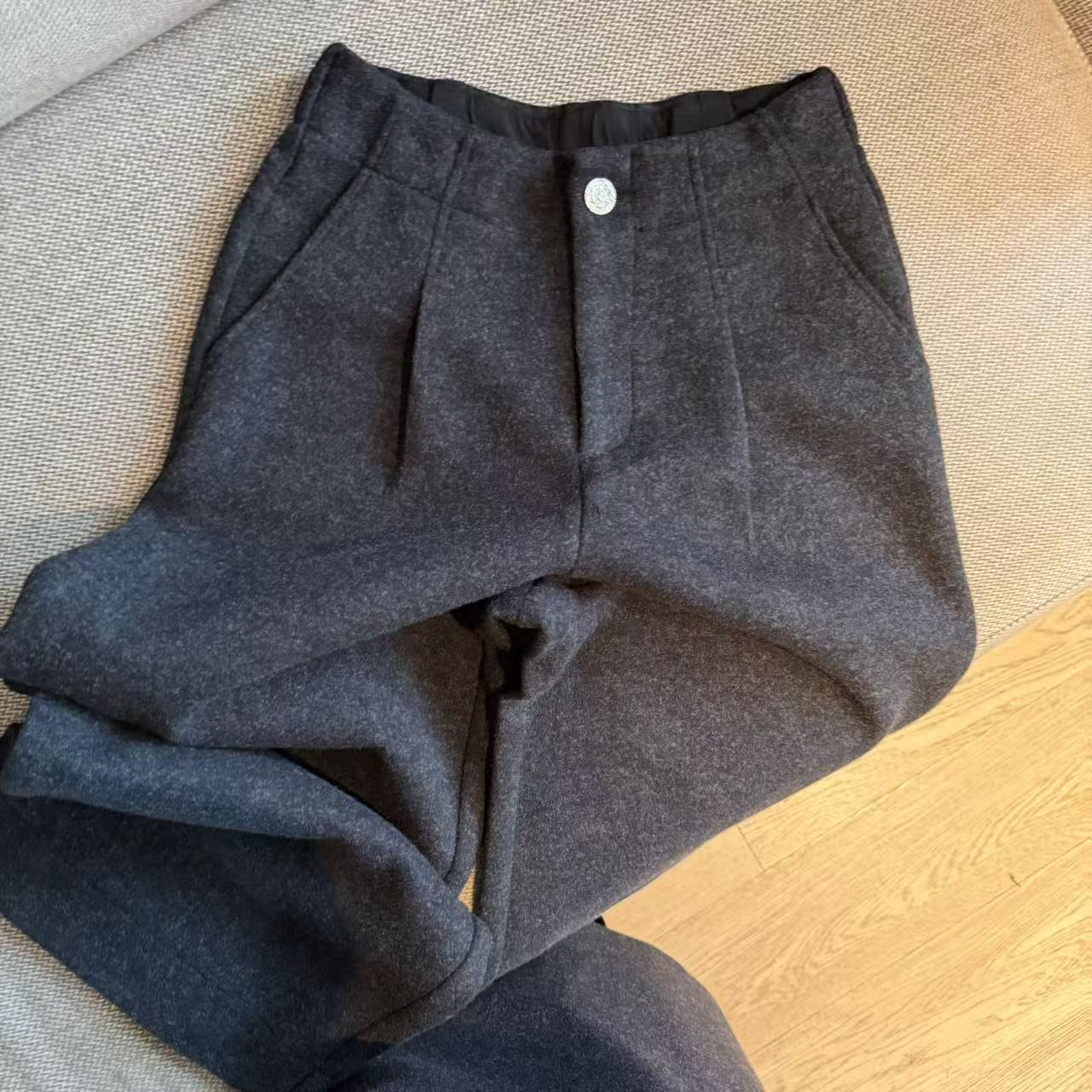 阿黎精选-------秋冬高品质显瘦垂感毛尼洋气阔腿裤