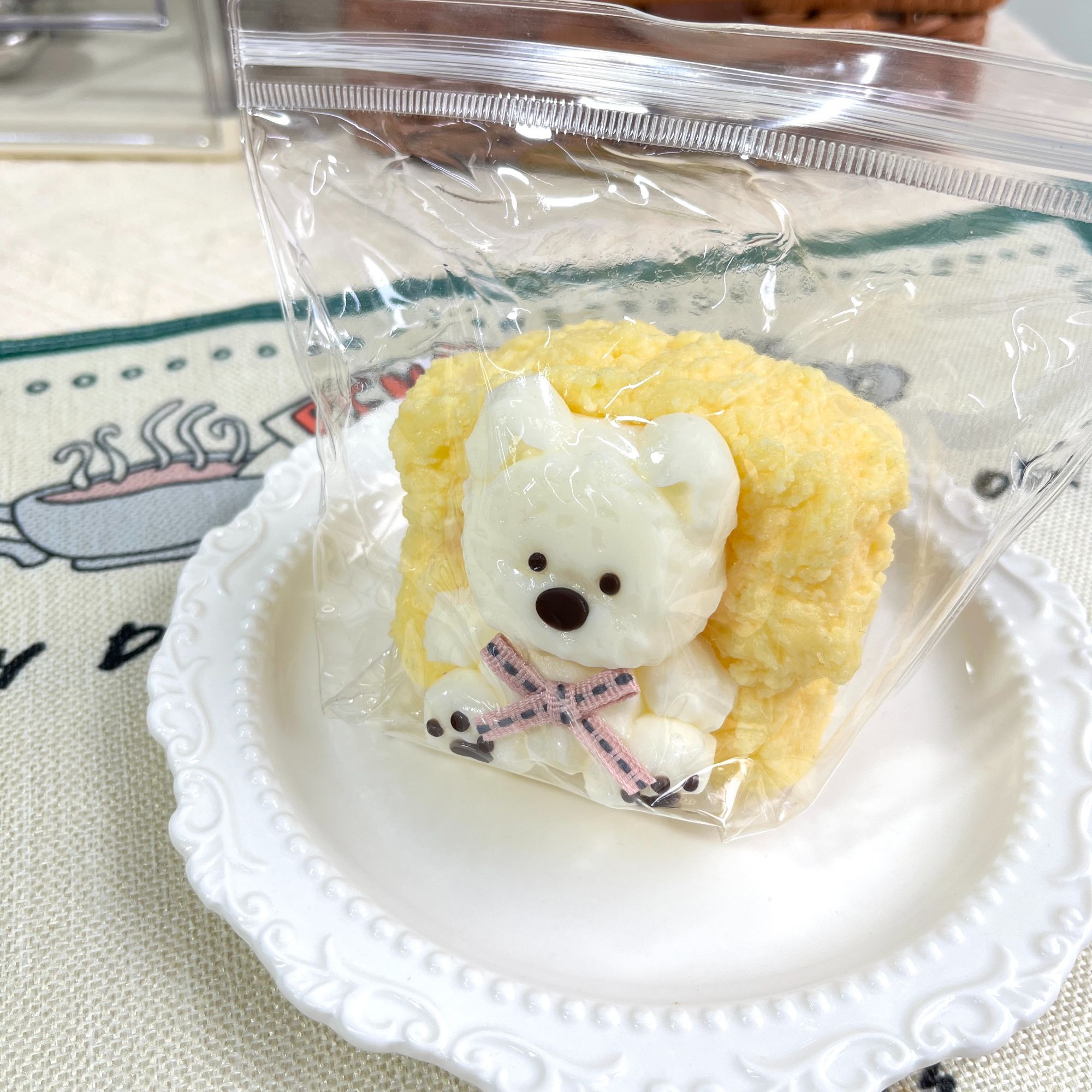 【LUMI】西高地双层吐司 食品级硅胶手工捏捏解压DIY玩具 默认微瑕