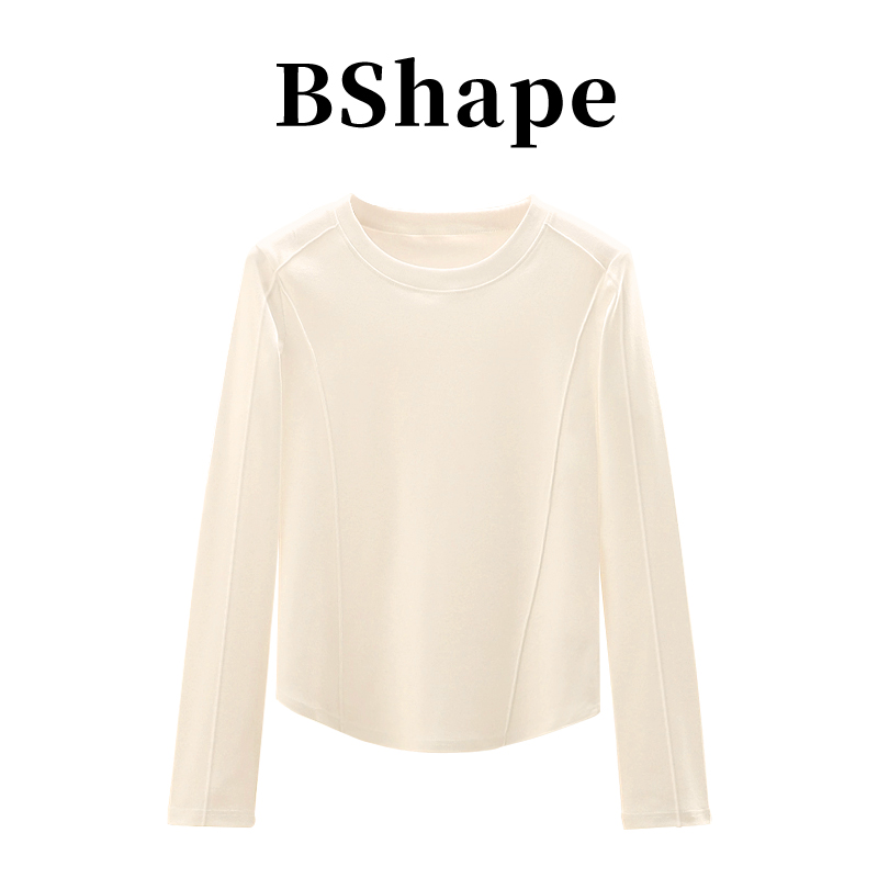 秋冬新款 美人鱼骨 慕斯暖绒百搭运动长袖