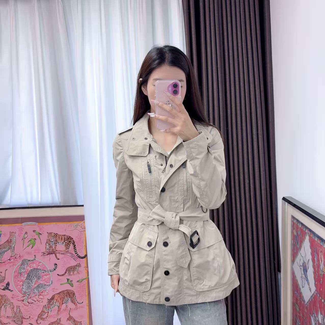 95新 BURBERRY/博柏利 麦殿/风衣/251122HS1BDA1