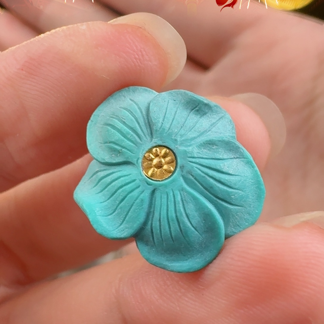 绿松石珠宝奇石未镶嵌