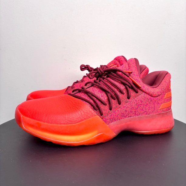 全新未使用 adidas/阿迪达斯 41码 哈登1 大红 正品保证 中古球鞋
