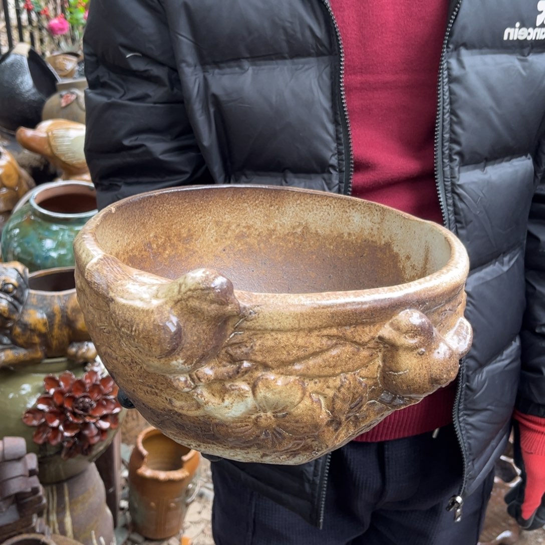 红陶高14口26有孔