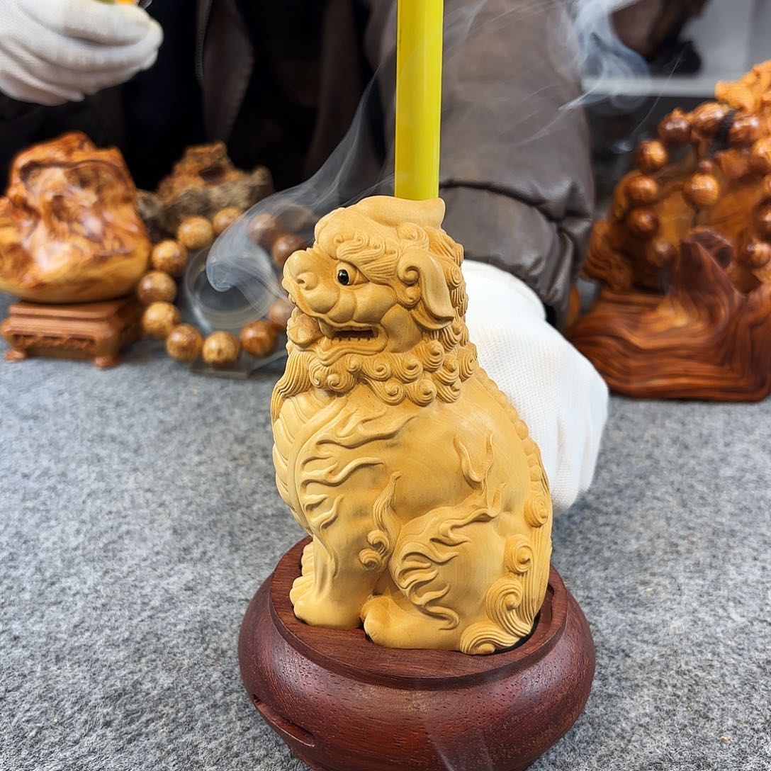 崖柏小叶黄杨精品大师手工