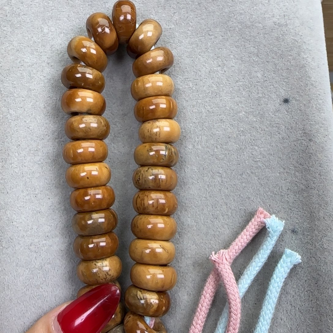 青***香库克吊坠楼兰妖花甜甜圈手持