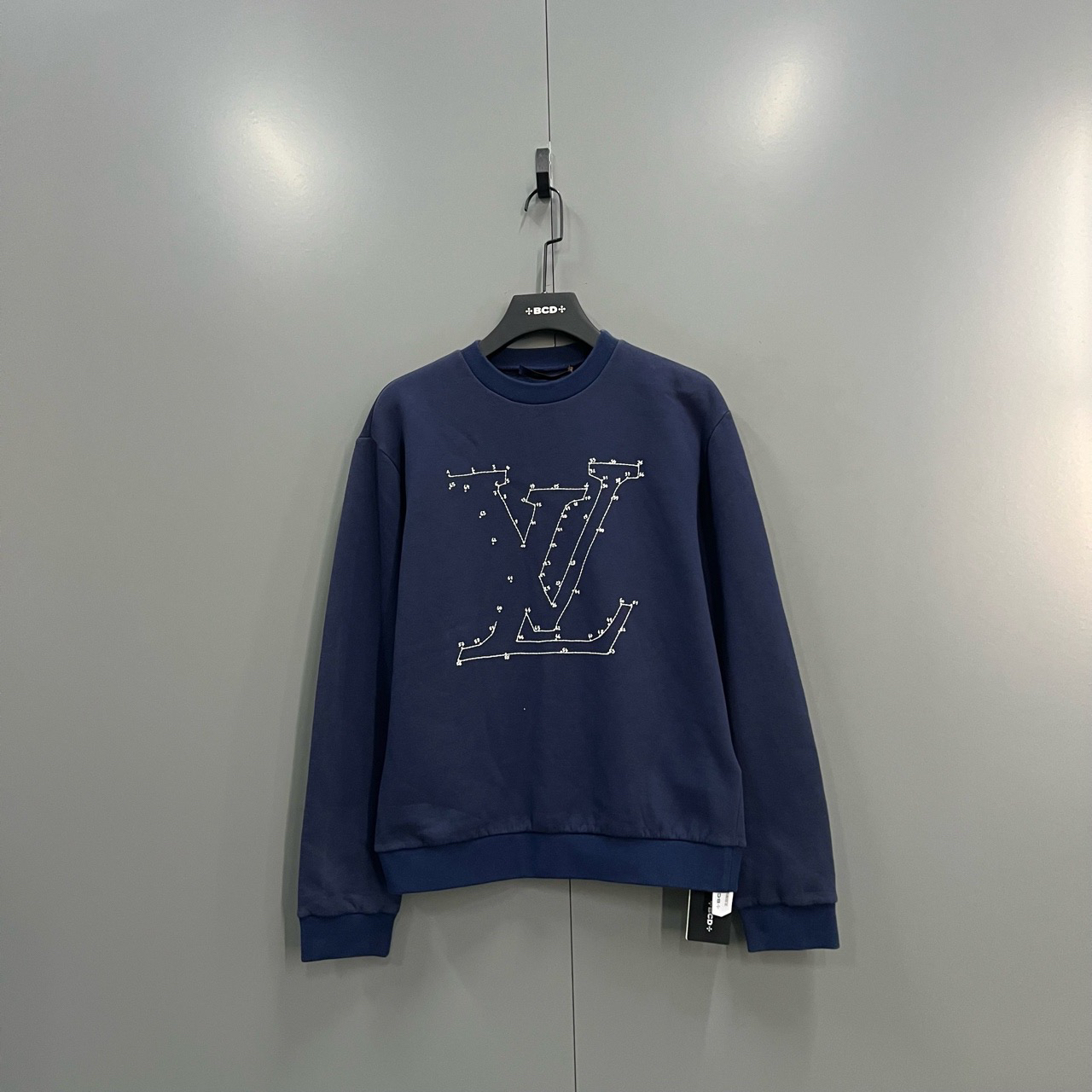 （jp）112 Louis Vuitton lv 刺绣logo经典圆领卫衣 S码/95新