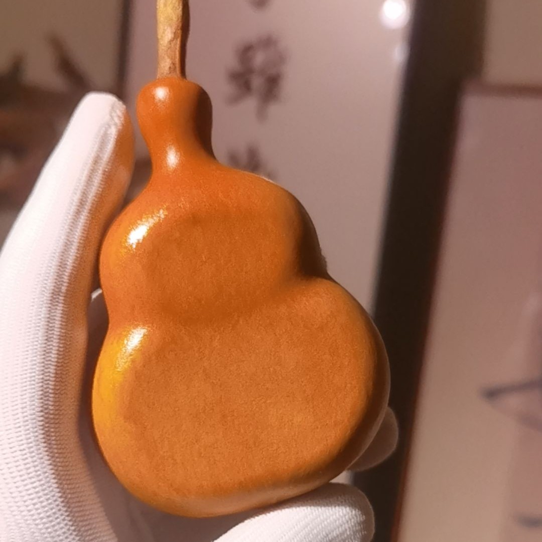 天然手工雕刻精品文玩葫芦用手把件