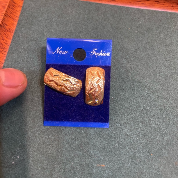 铜合金耳饰 RD998车花麦穗耳圈 气质轻奢时尚耳环耳钉 送妈妈款