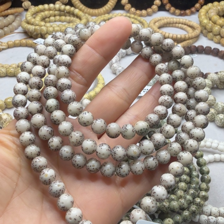 —***—星月菩提吊坠7圆石玉