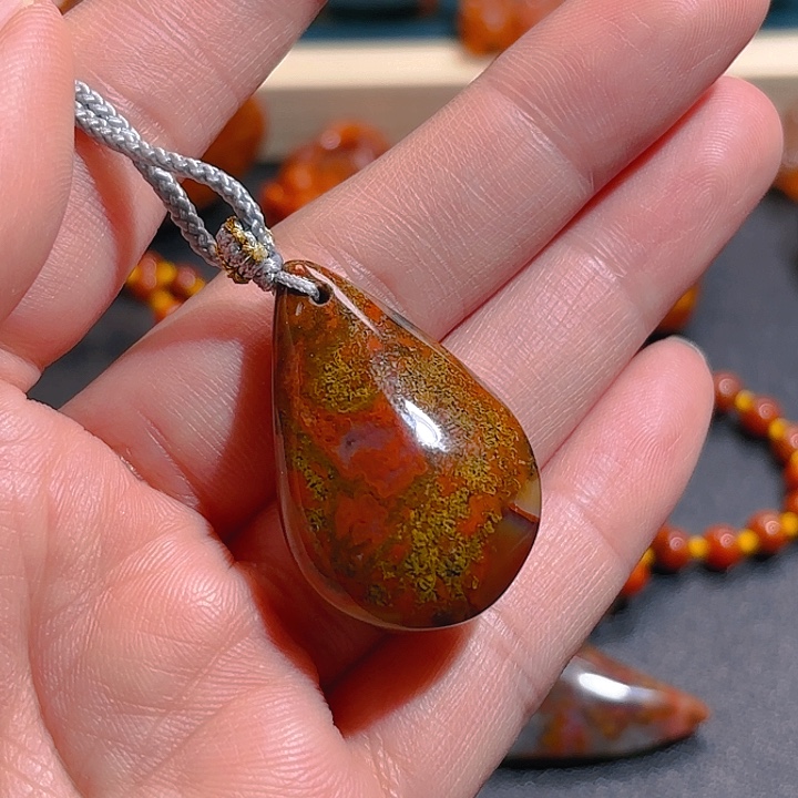 玛瑙/玉髓吊坠(不含链)未镶嵌