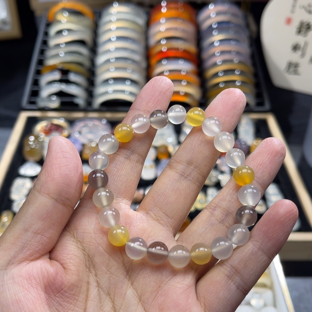 玛瑙/玉髓未镶嵌颈饰