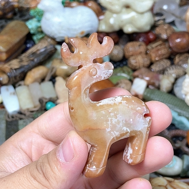 和田玉未镶嵌颈饰42