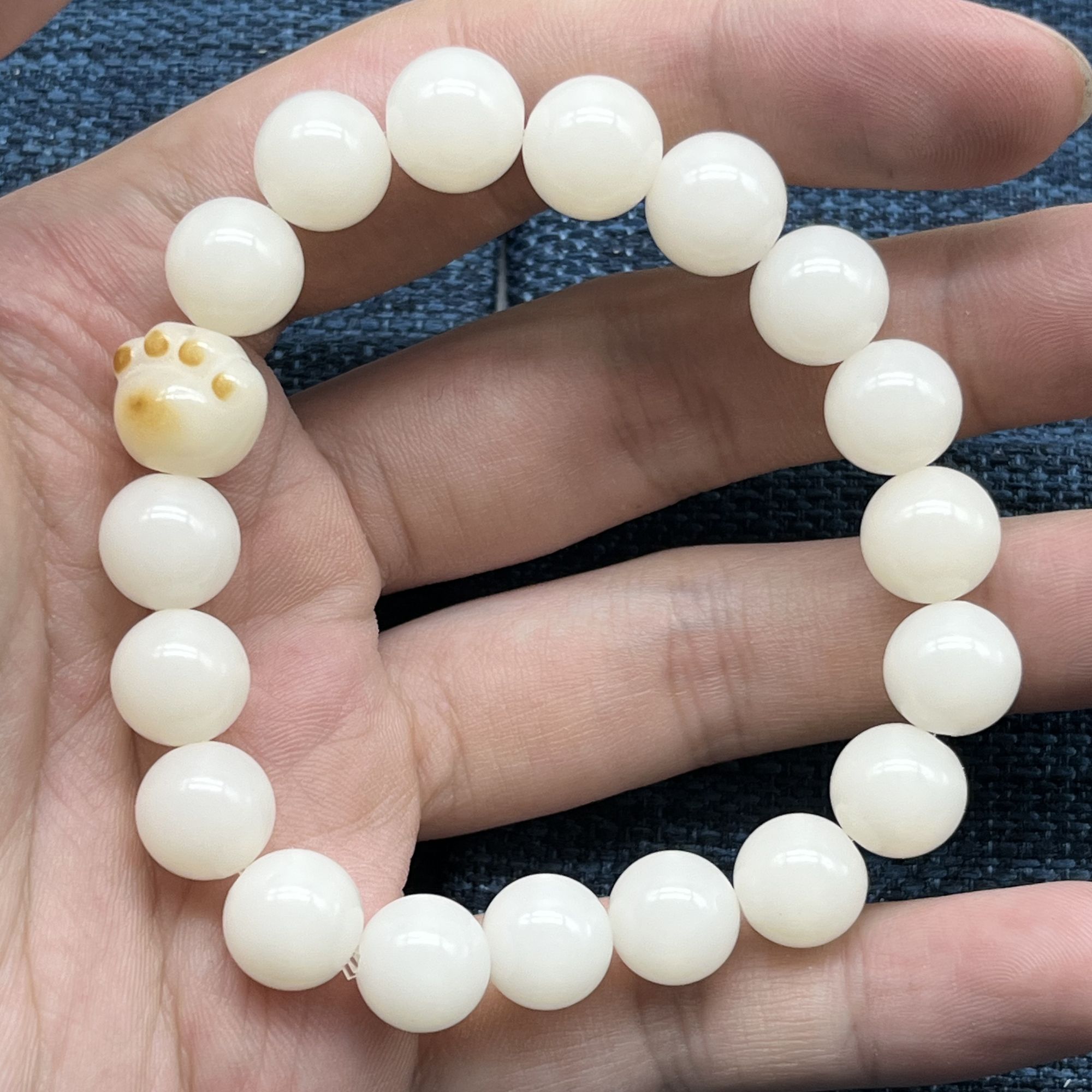 白菩提菩提单圈猫爪款卡10无礼盒菩提根 1371