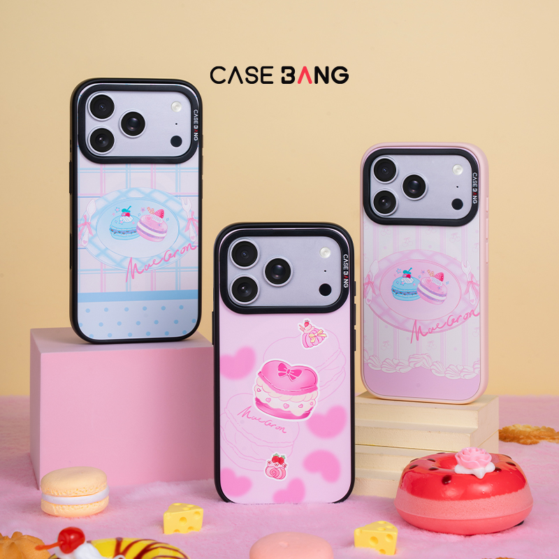 CASEBANGx甜心马卡龙系列适用苹果iPhone17/华为/三星磁吸手机壳
