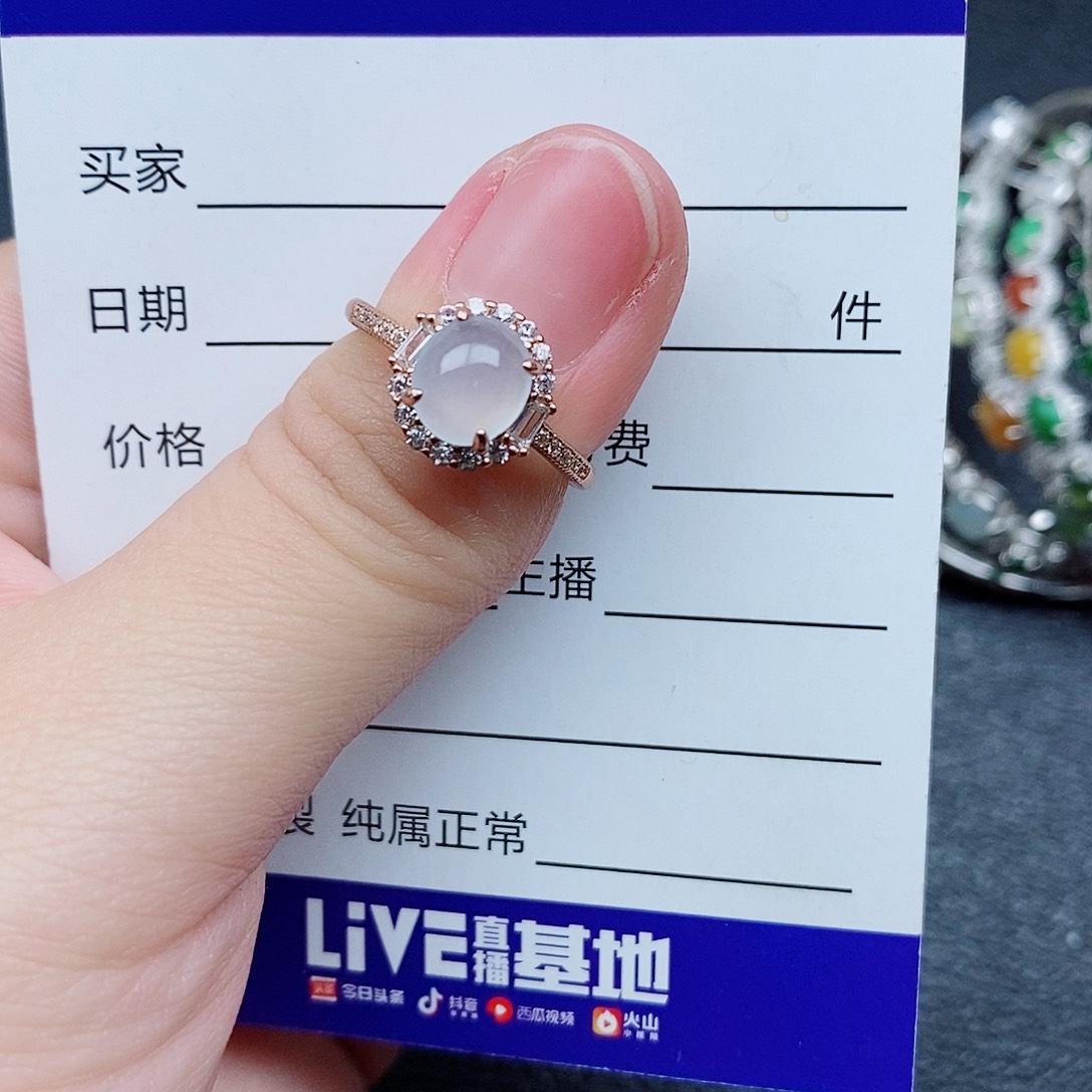 翡翠戒指银S925镶嵌1111111