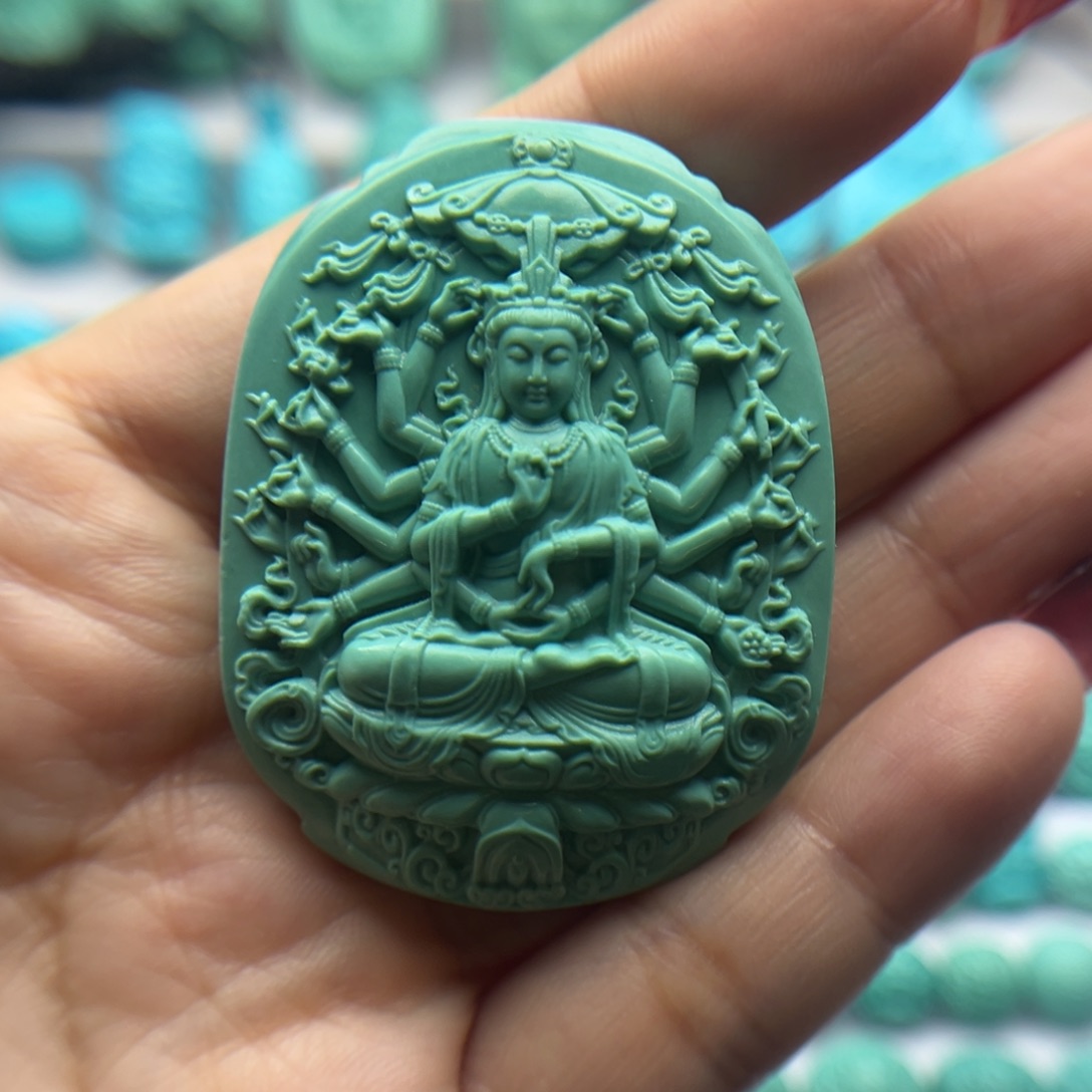 绿松石雕刻未镶嵌