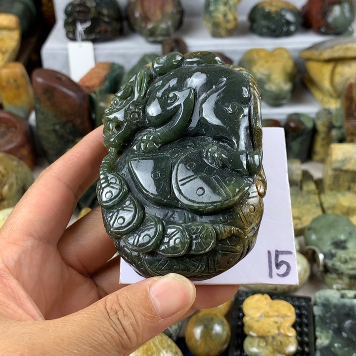 岫岩河磨玉（透闪石质玉）未镶嵌珠宝奇石