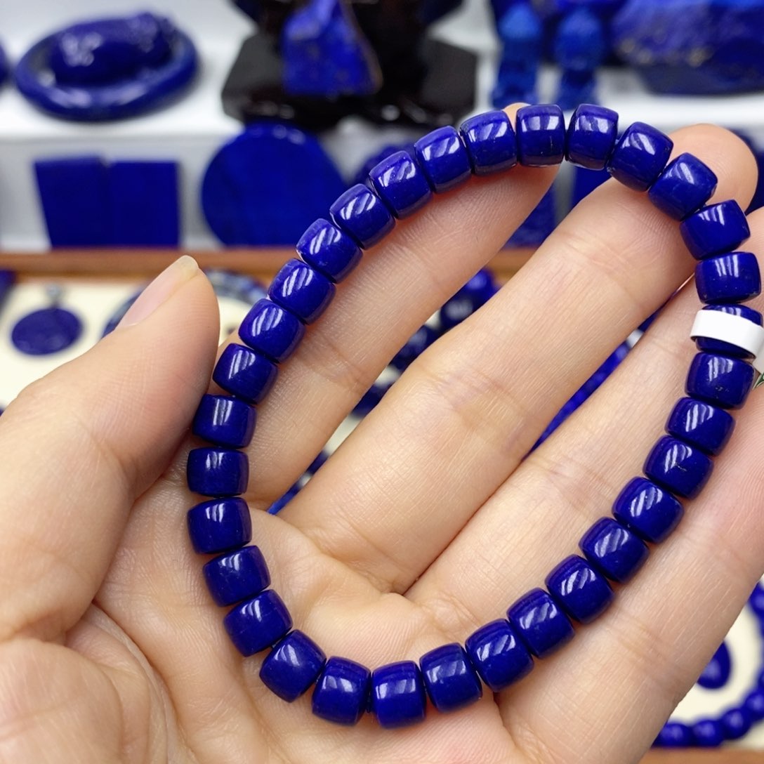 青金石手链未镶嵌