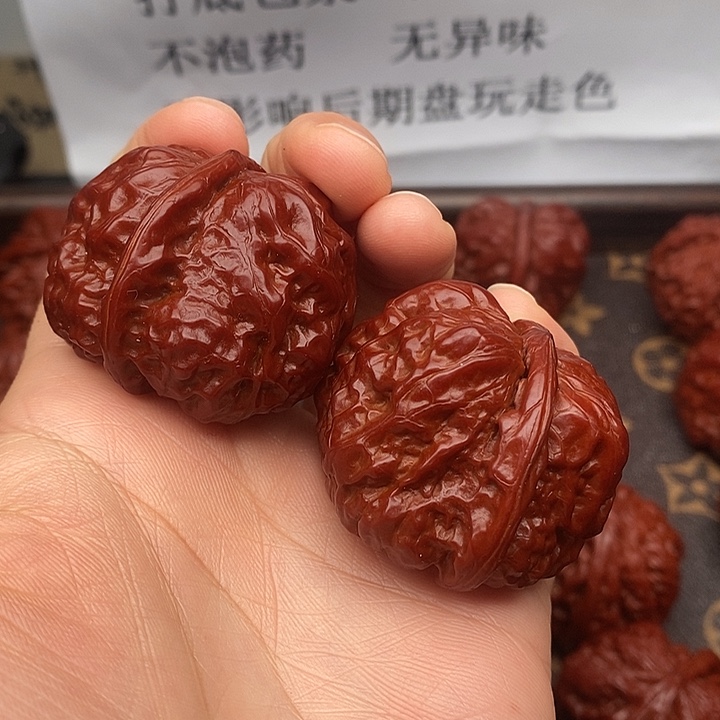 繁***年吊坠文玩核桃文玩核桃蛤蟆头范