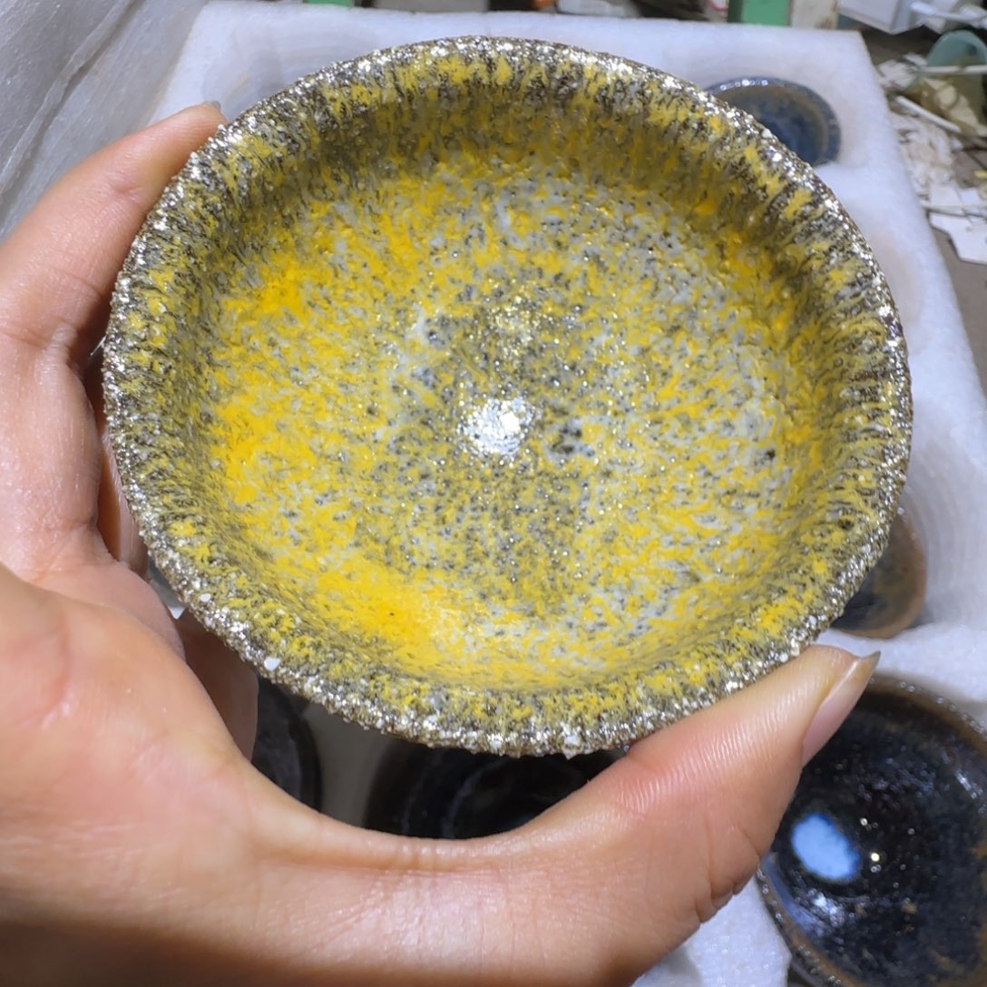 炎***饰茶盏福建盏茶器粗胎