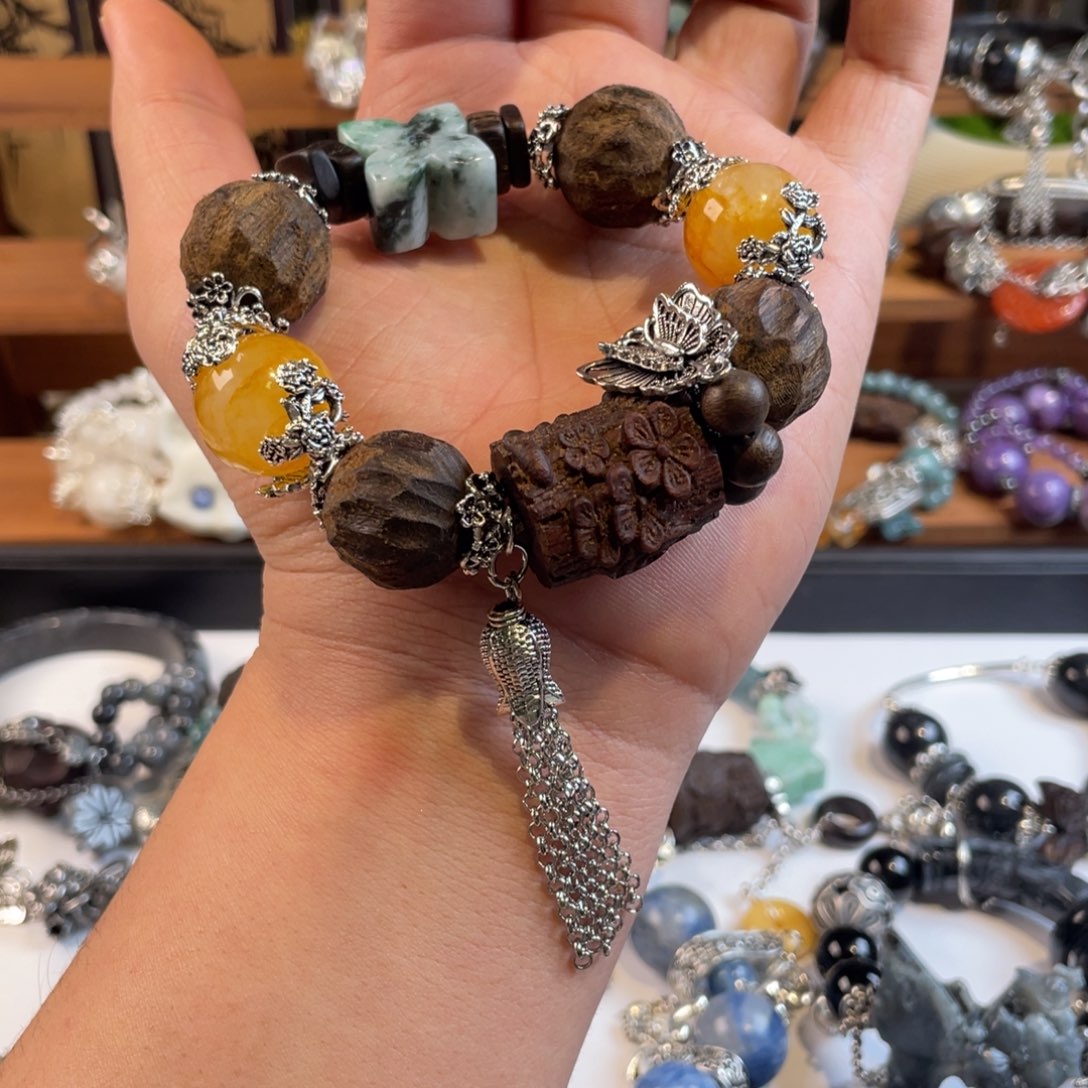 水晶手链合金闪电购02