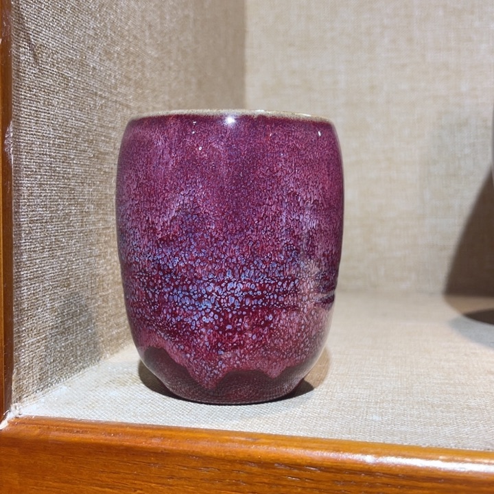 摆件手工可乐杯，鱼子纹