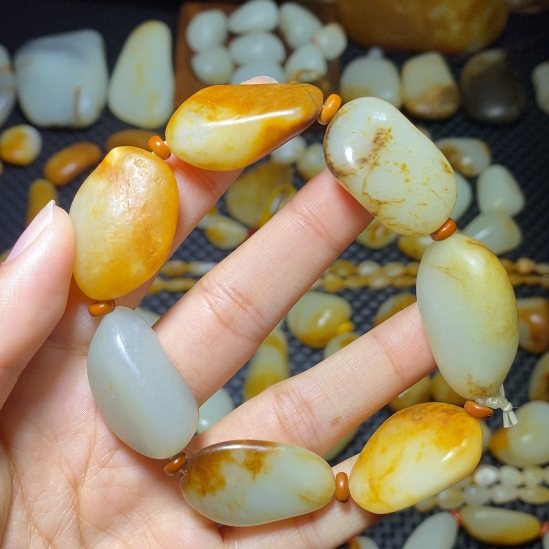 和田玉手链未镶嵌