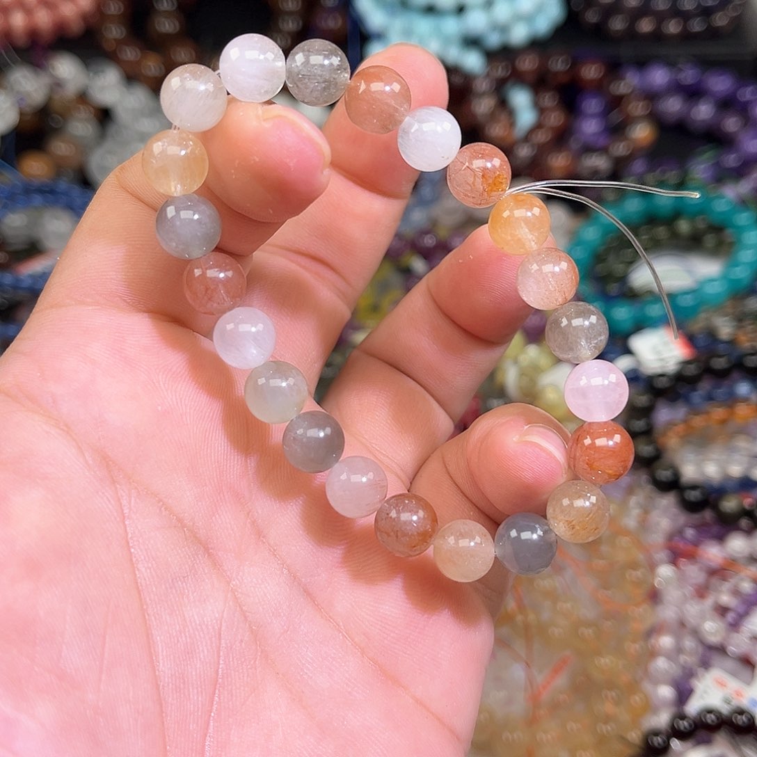 水晶手串未镶嵌天然水晶未镶嵌