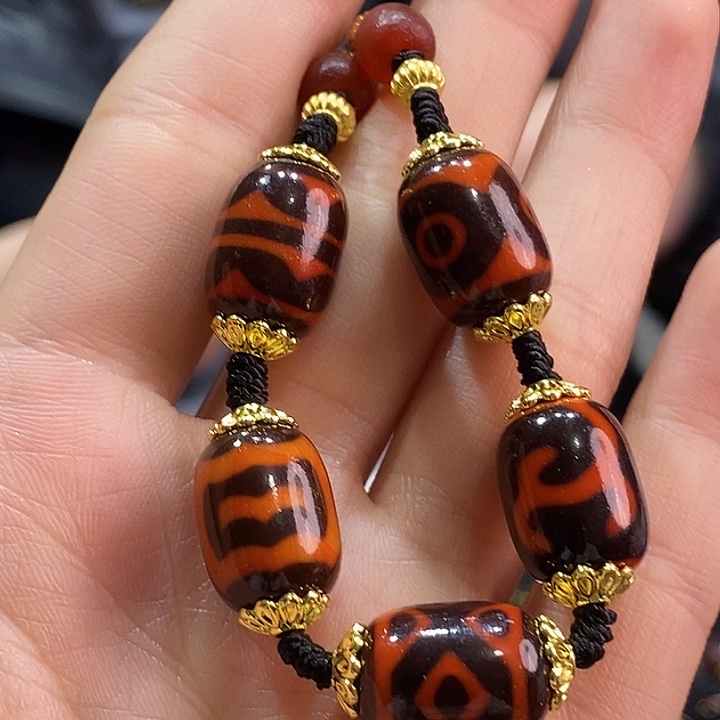 玛瑙/玉髓颈饰合金