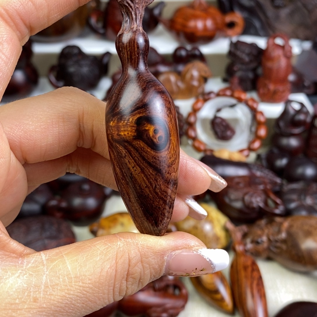 木微凹黄檀手把葫芦