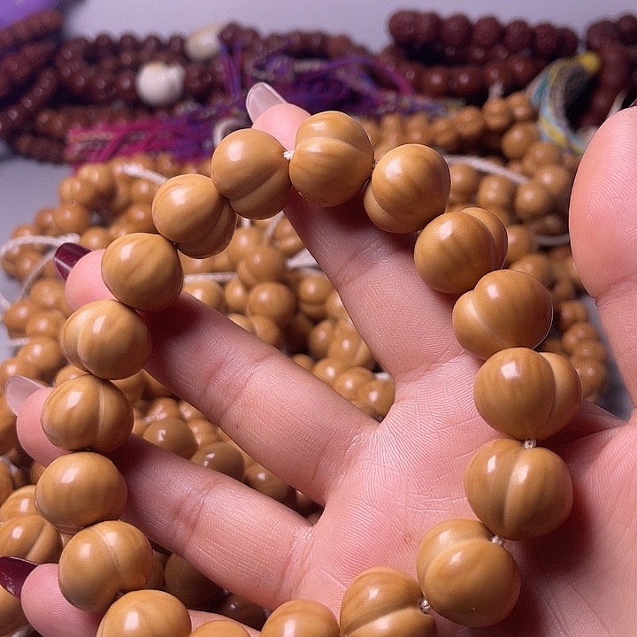 画***曦手串猴头核桃16尺寸镜面柯基屁桃手持全品无暇