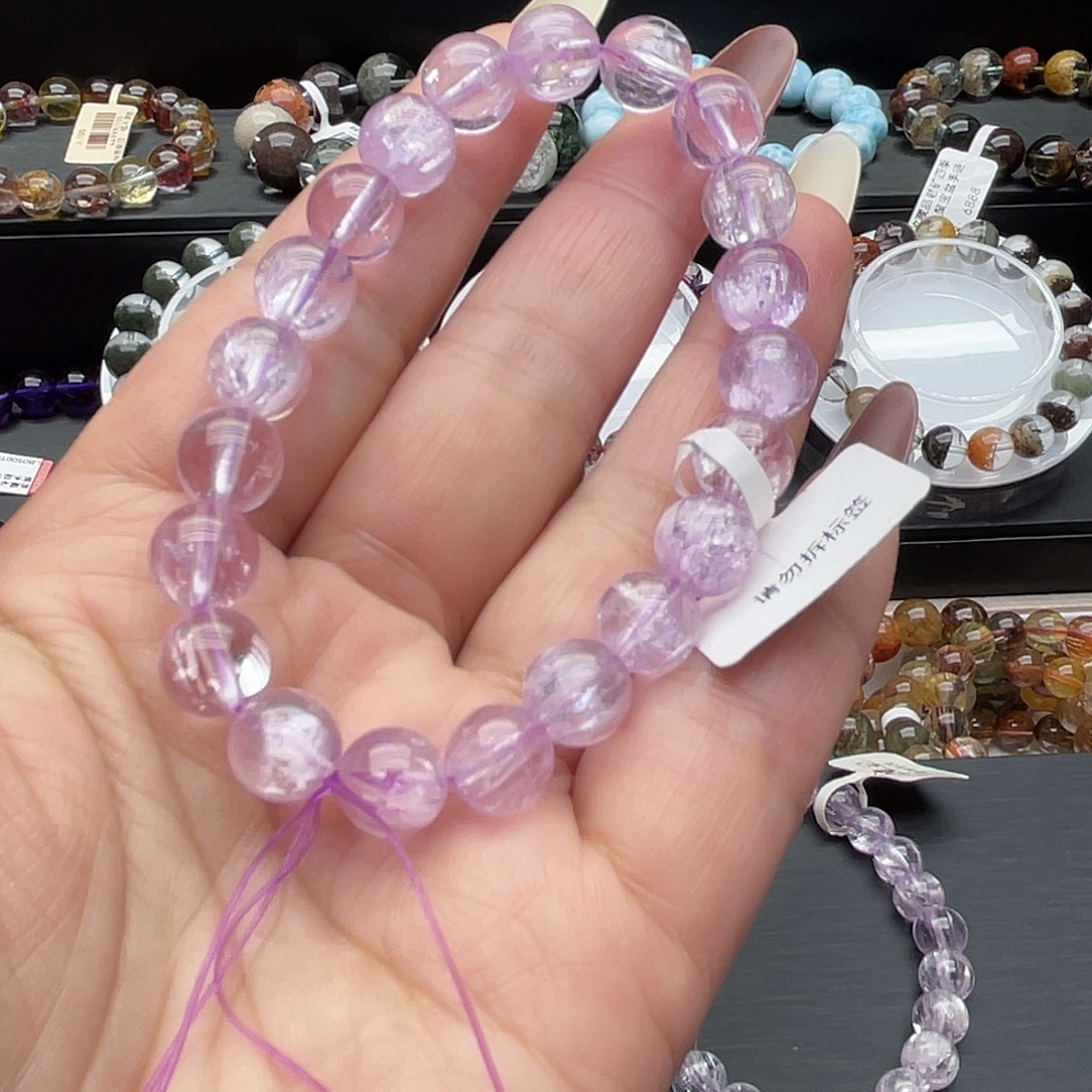 玺***辰锂辉石天然手链未镶嵌天然手链