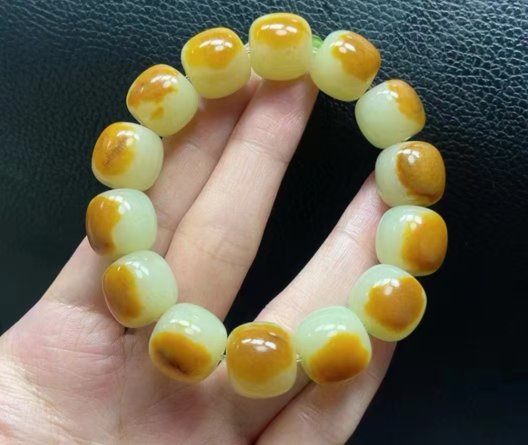 河磨玉老型珠手串手串