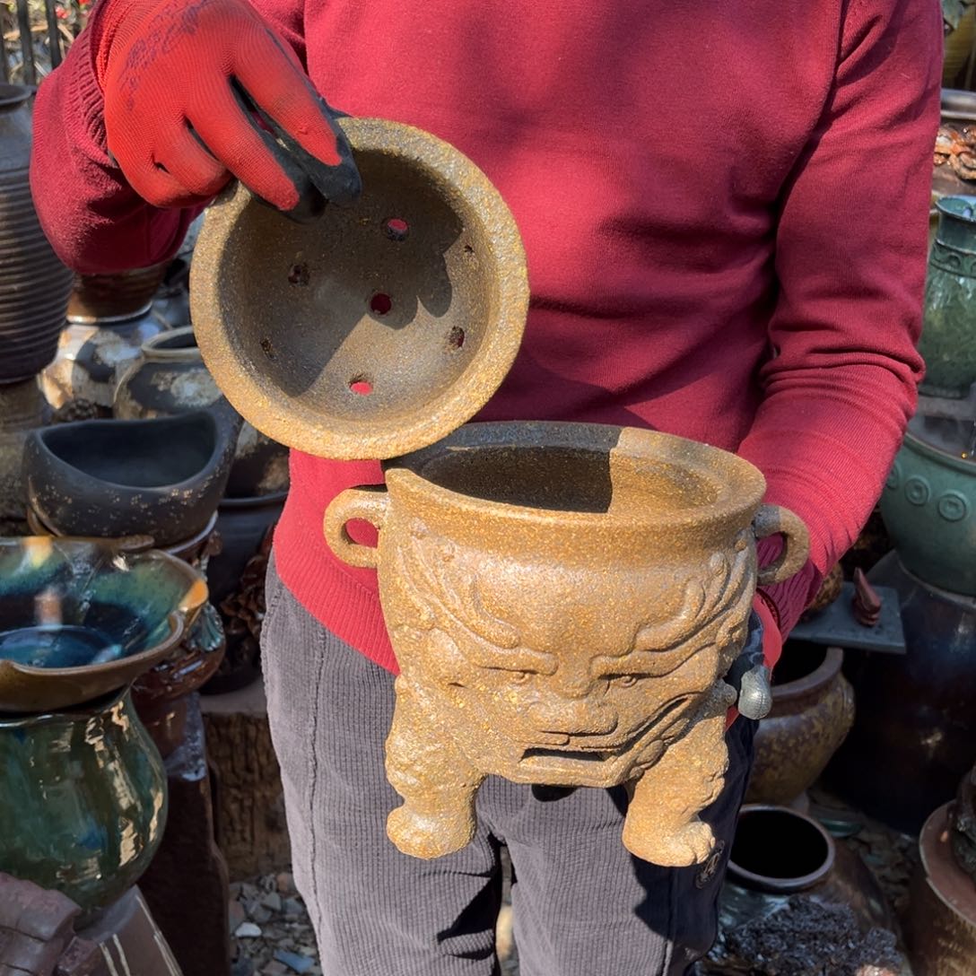 红陶高18口18炭炉正品