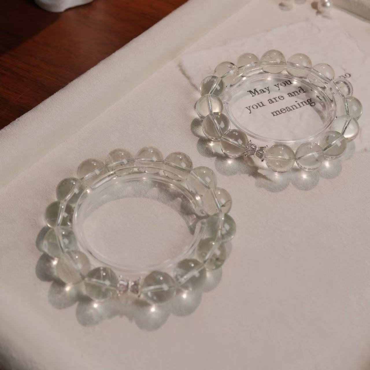 绿水晶手串手链 颜色微差多样性发其一ZF723