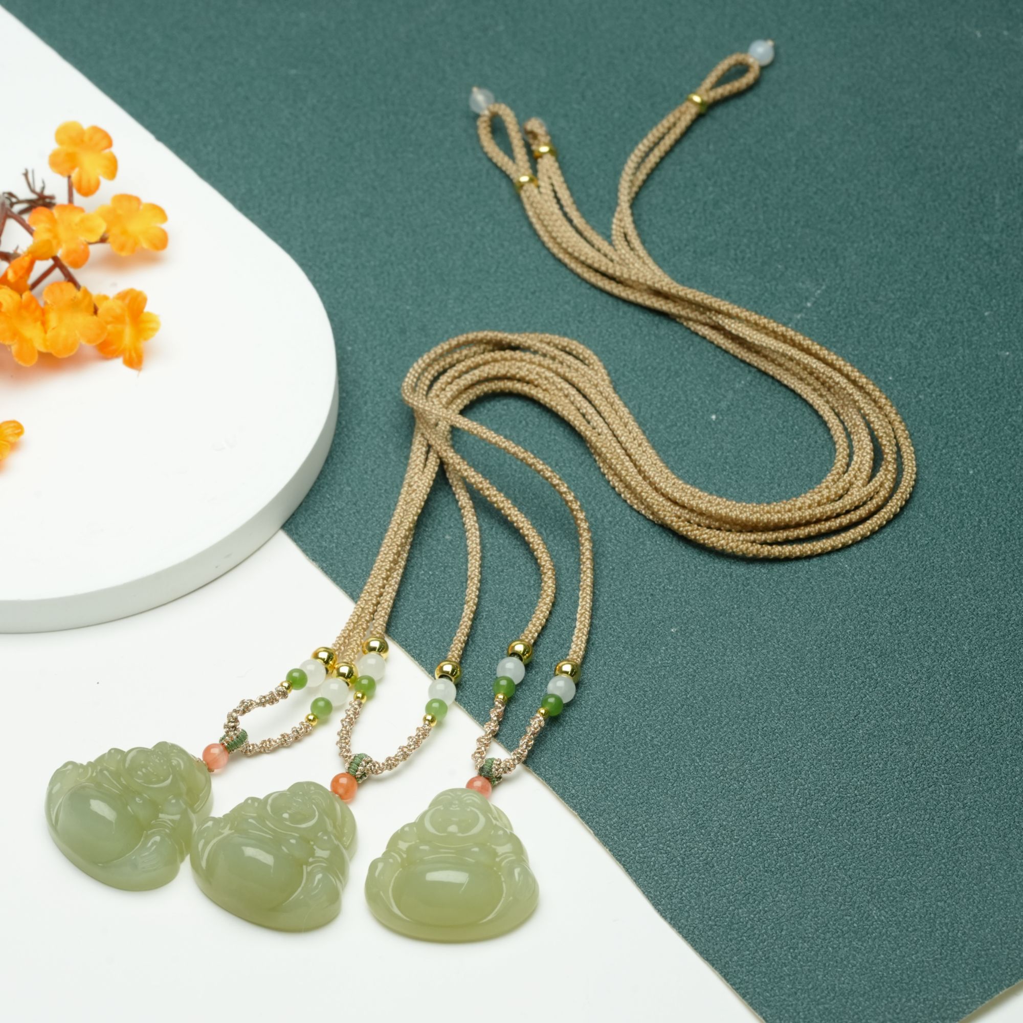 【小北好物】和田玉吊坠约29*29mm带绳【多样性发一件】QH10X980