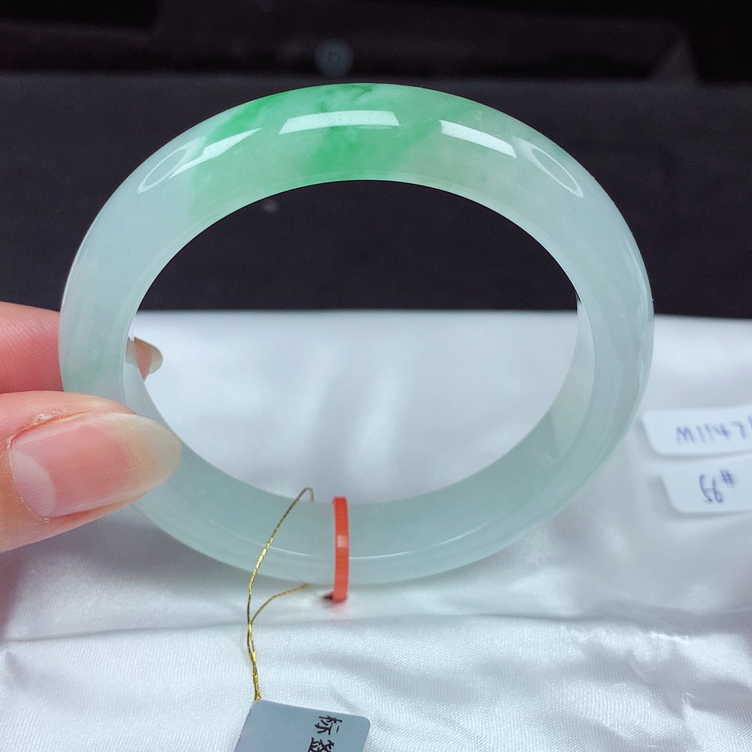 未镶嵌手镯翡翠56圈714