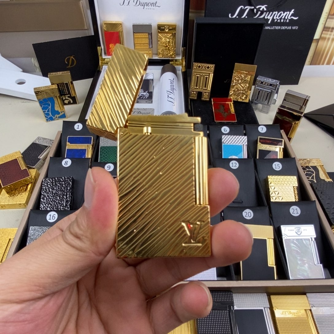 海-路易斯威登Lv 金色 单火 全套 多送一包火石