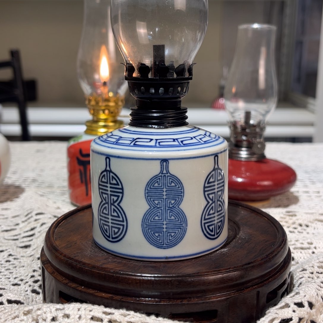 摆件景德镇陶瓷香薰灯